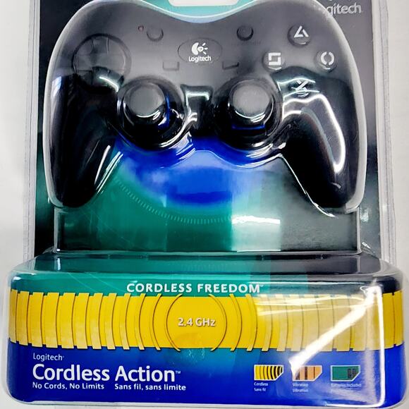 Logitech Play Station 2 PS2 Cordless Action Controller 2.4 GHz NEW SEALED - Picture 3 of 16